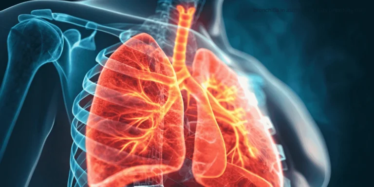 bronchitis in asthma patients breathing risks
